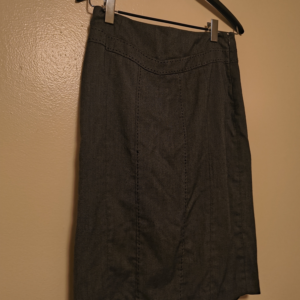 Worthington Charcoal Pencil Skirt